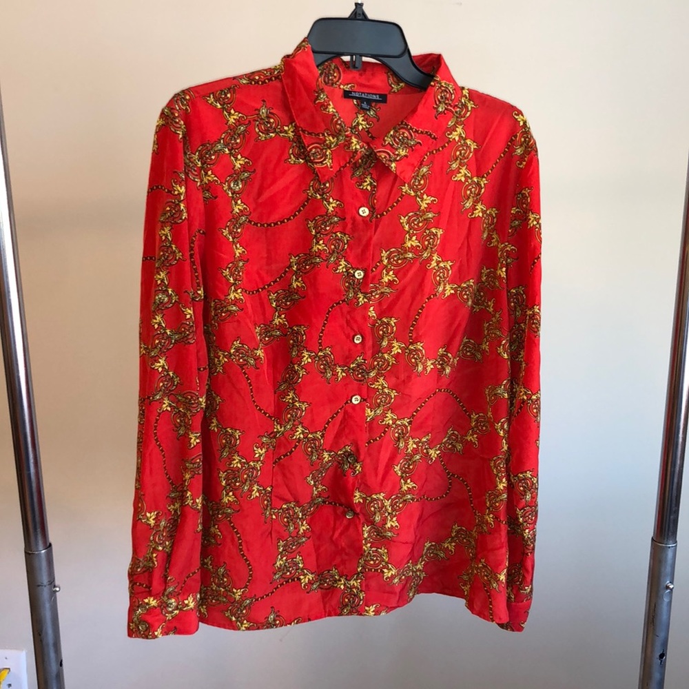 Printed cute blouse